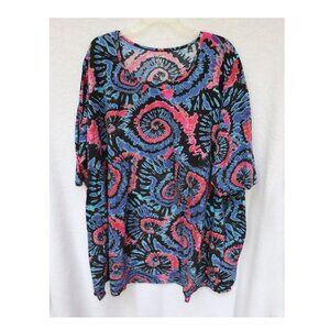 Ulla Popkin tie dye knit dress plus size 32/34